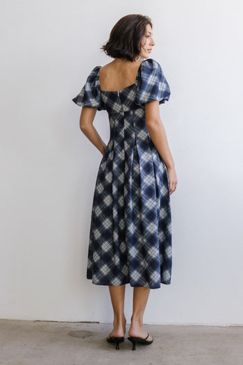Kasey Plaid Midi Dress - FINAL SALE