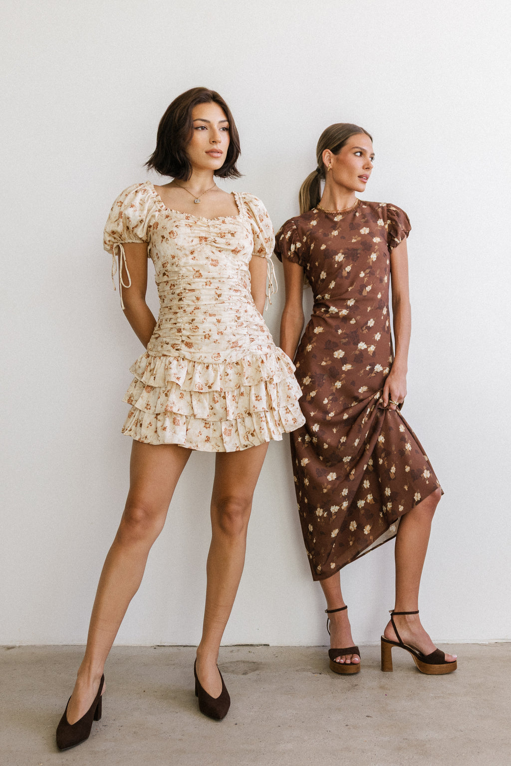 Ellianna Floral Maxi Dress in Brown Ellianna Floral Maxi Dress in Brown