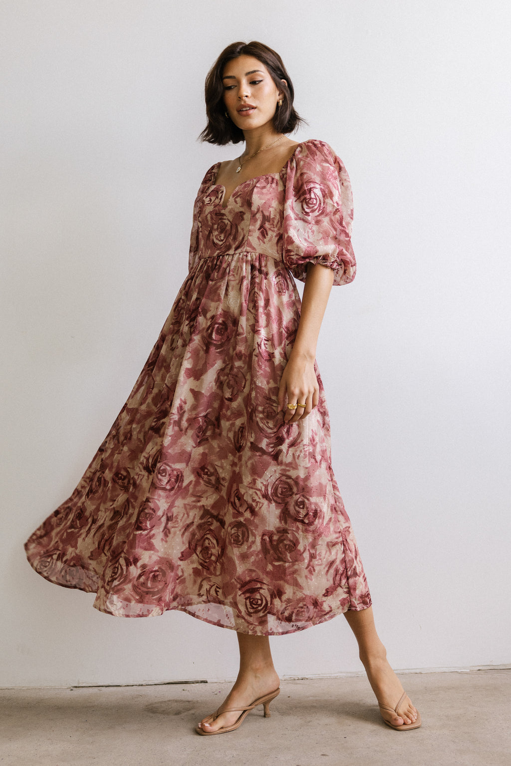 Kimmie Floral Midi Dress - FINAL SALE