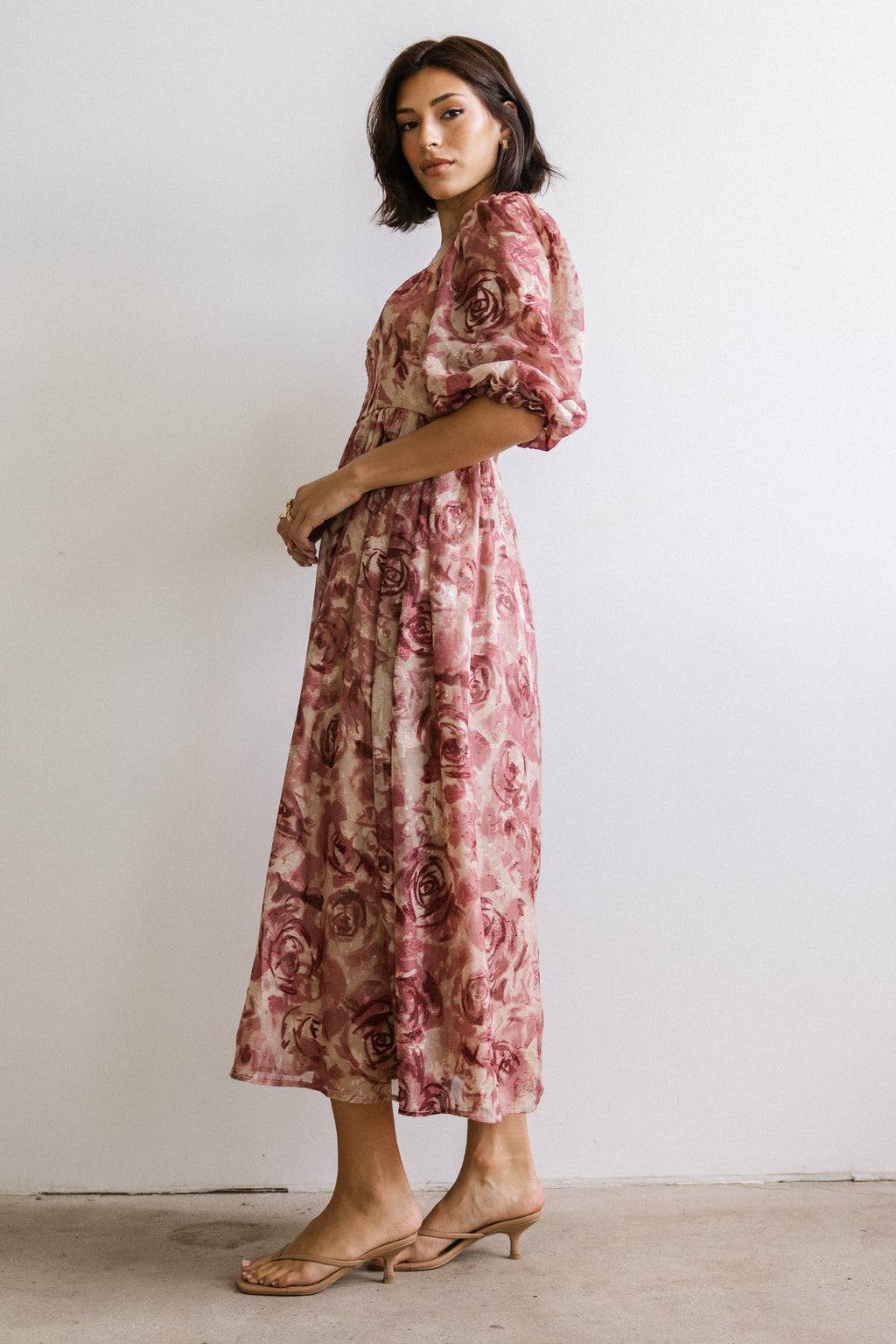Kimmie Floral Midi Dress - FINAL SALE