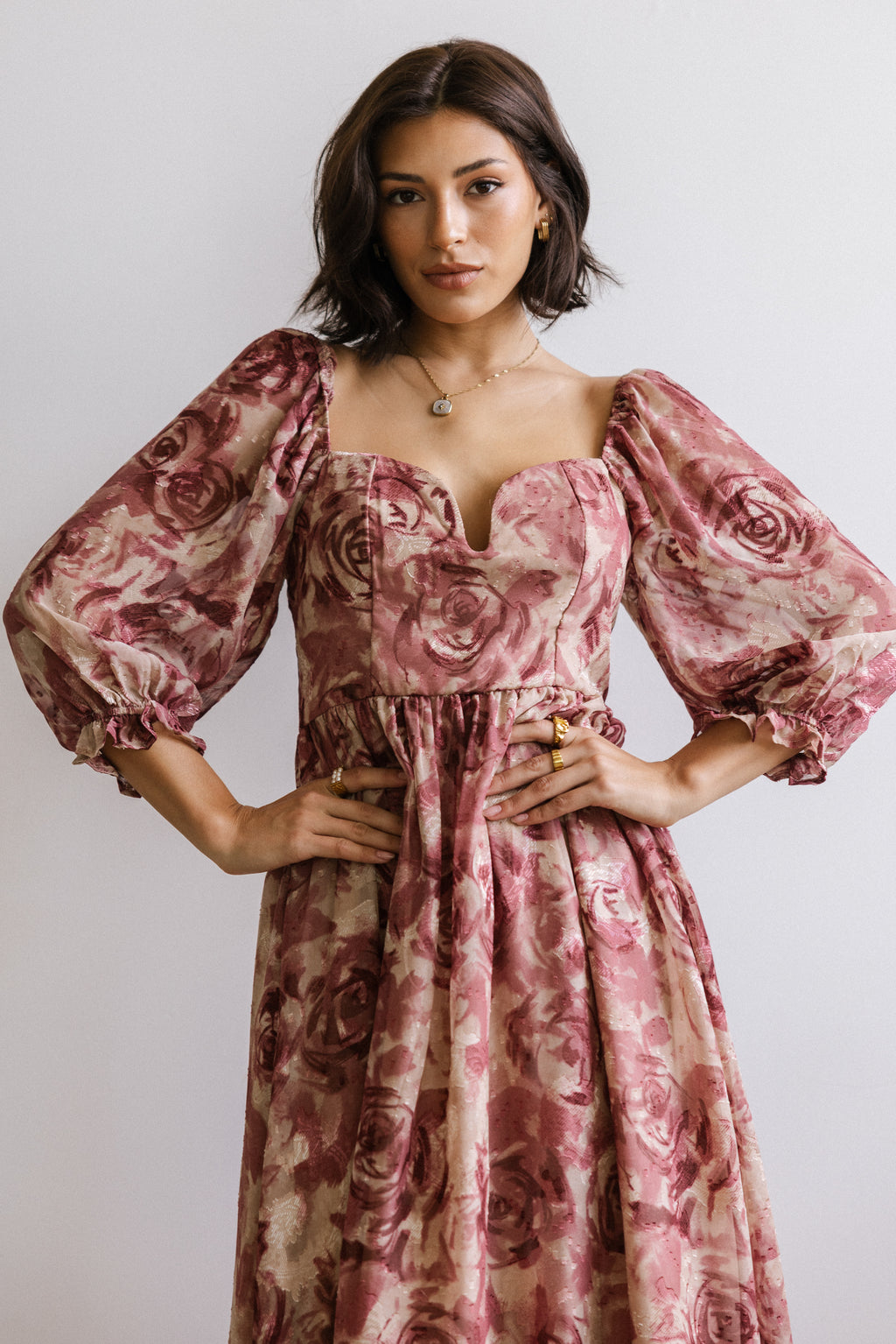 Kimmie Floral Midi Dress - FINAL SALE