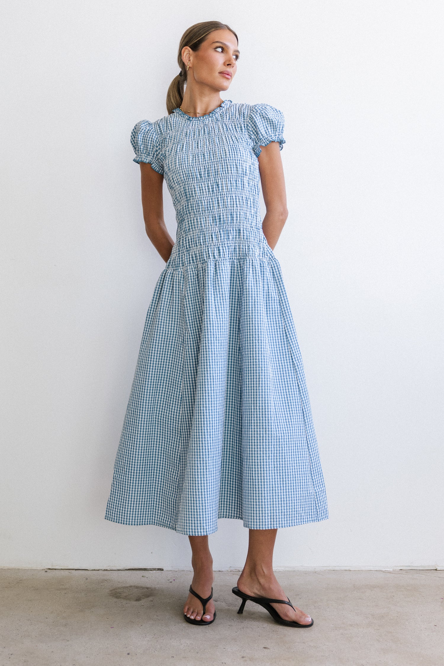 Blue Gingham Dresses