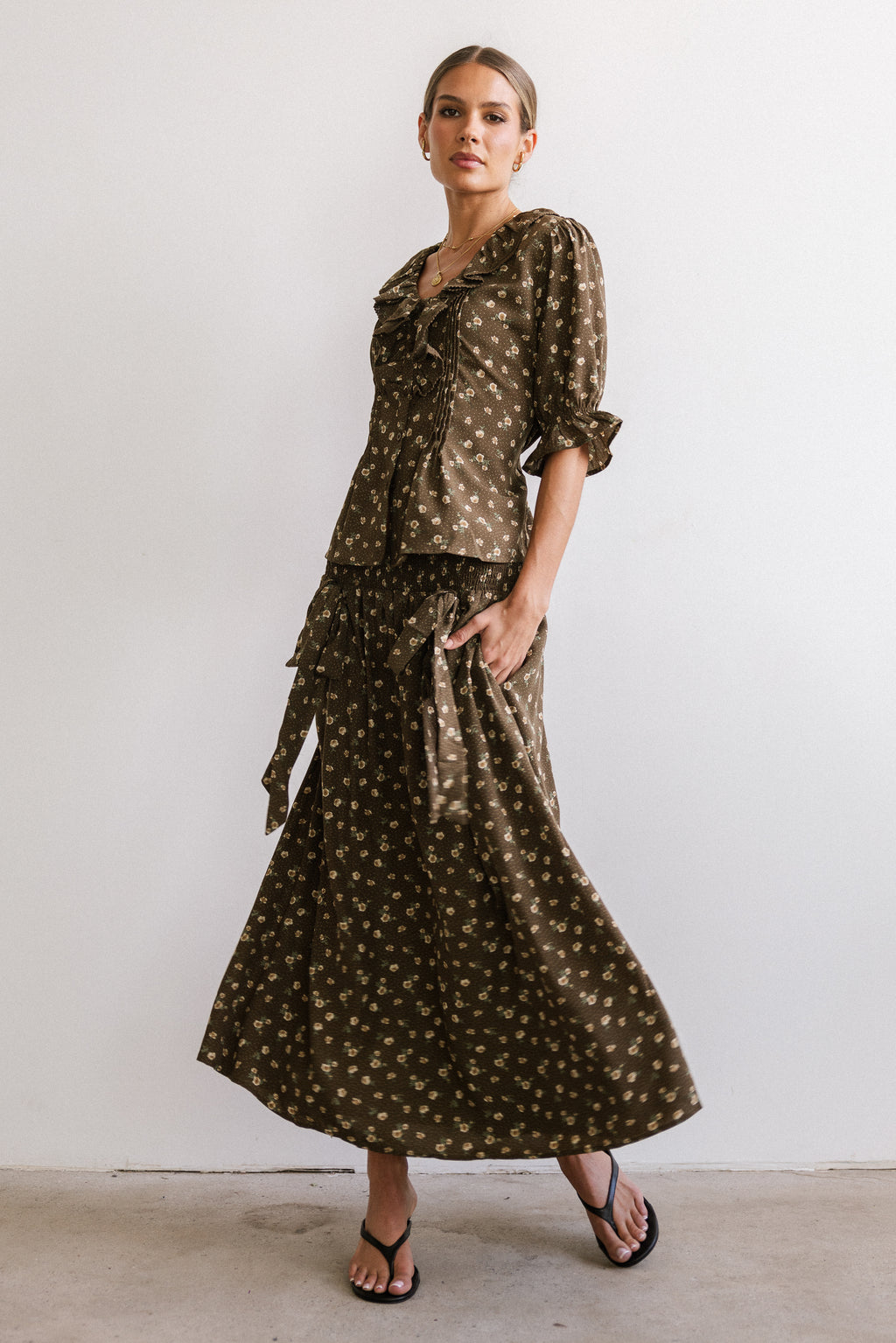 Xander Floral Maxi Skirt