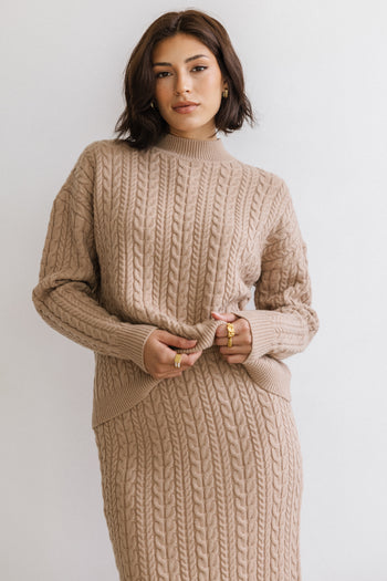 Renley Cable Knit Sweater - FINAL SALE