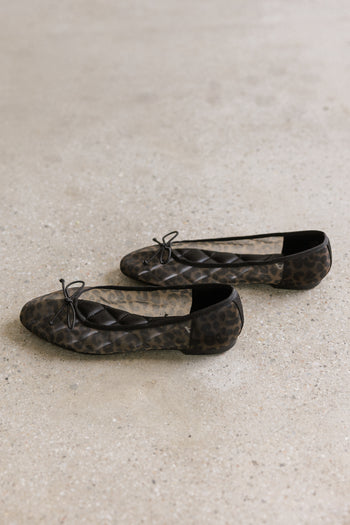 Valtina Leopard Ballet Flats