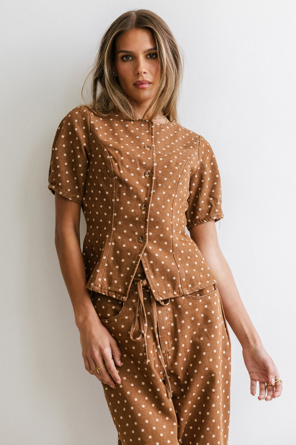 Tony Polka Dot Blouse - FINAL SALE
