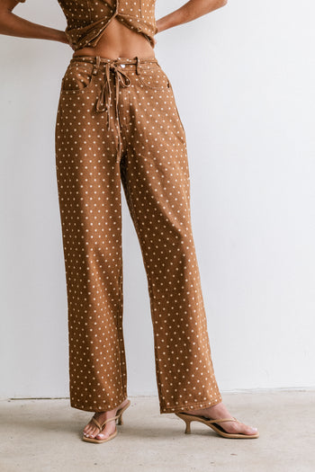 Tony Polka Dot Baggy Jeans