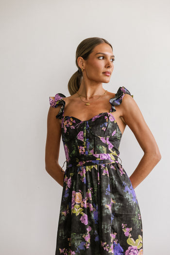 Florence Floral Midi Dress