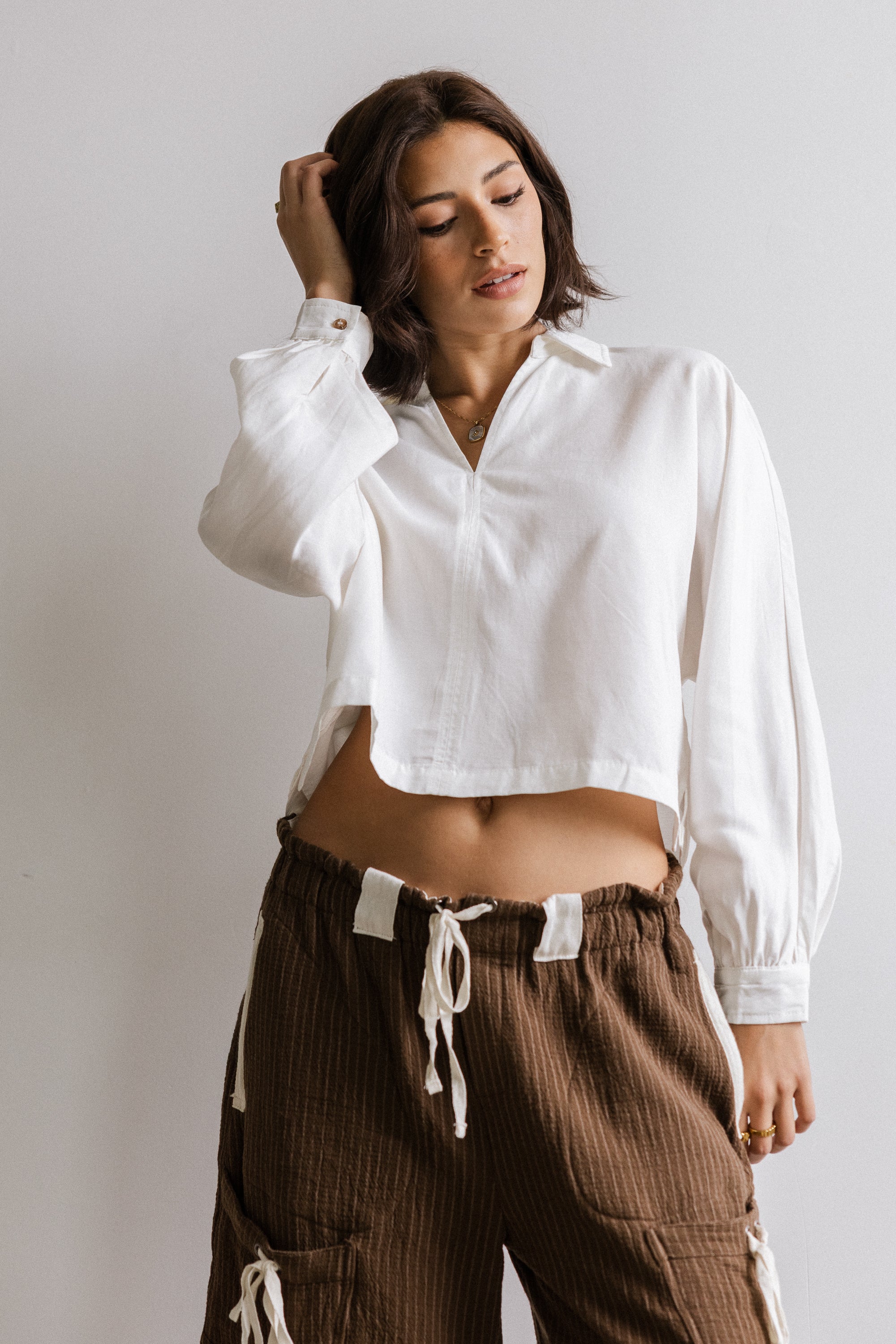 EVERYDAY I LIKE Sheer Blouse シアーブラウス Leslie Sheer Blouse - FINAL SALE