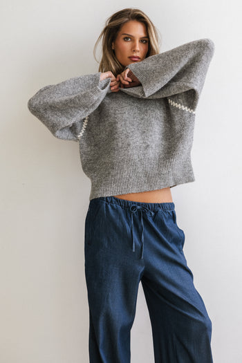 Maddy Ric Rac Knit Sweater