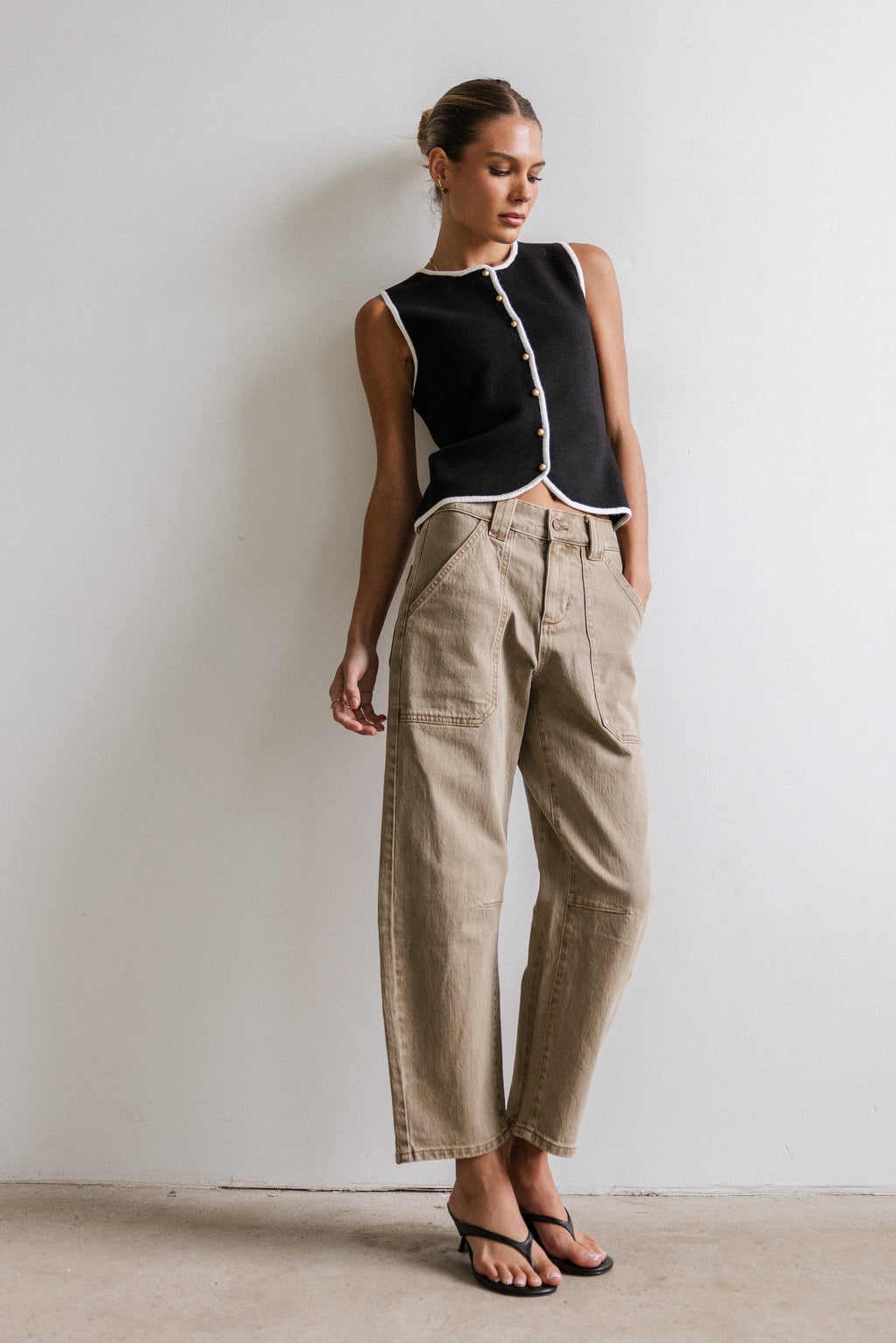 Tula Contrast Top - FINAL SALE