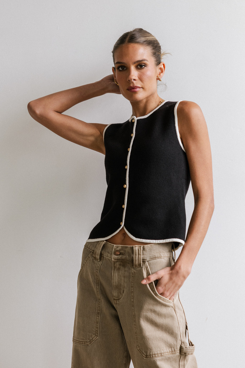Tula Contrast Top - FINAL SALE