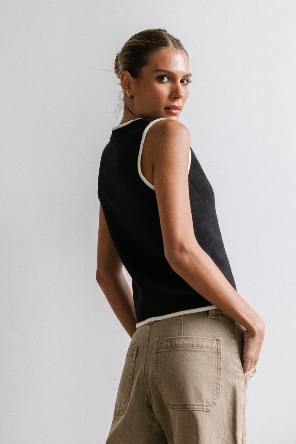 Tula Contrast Top - FINAL SALE