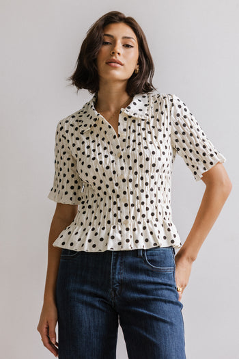 Rony Polka Dot Blouse - FINAL SALE