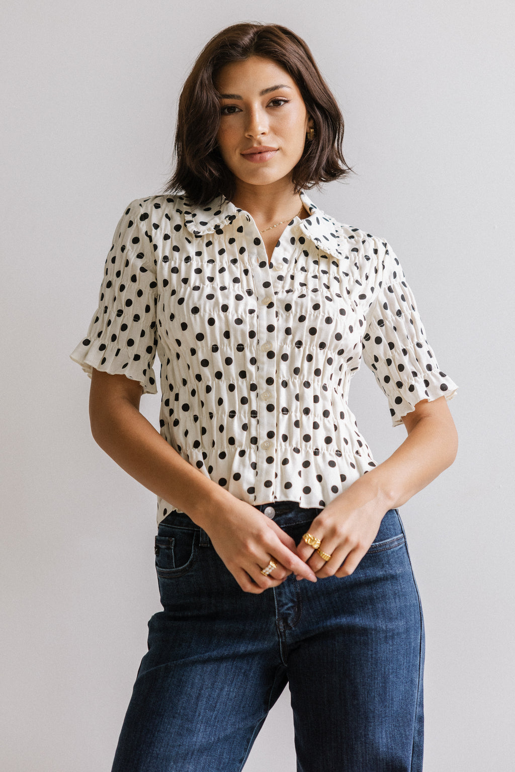 Rony Polka Dot Blouse - FINAL SALE