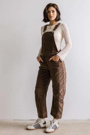 Overalls in Brown