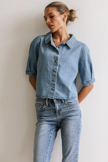 Betty Denim Button Up - FINAL SALE