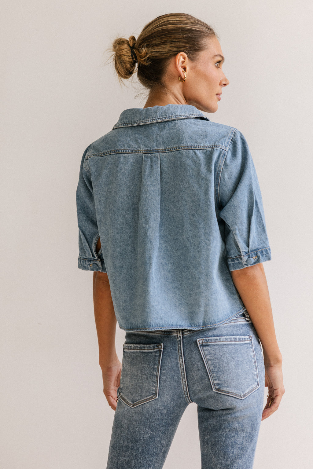 Betty Denim Button Up - FINAL SALE