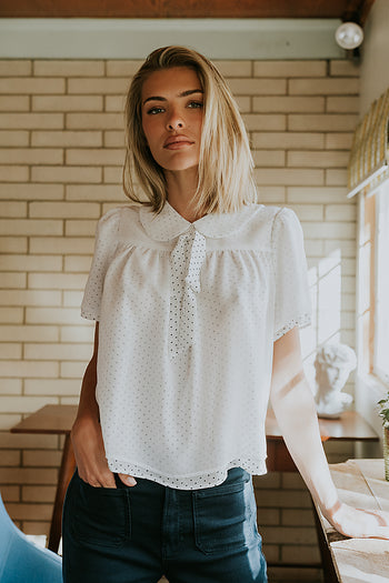 Danika Polka Dot Blouse