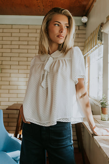 Danika Polka Dot Blouse