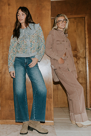 Shaylee Striped Button Up - FINAL SALE