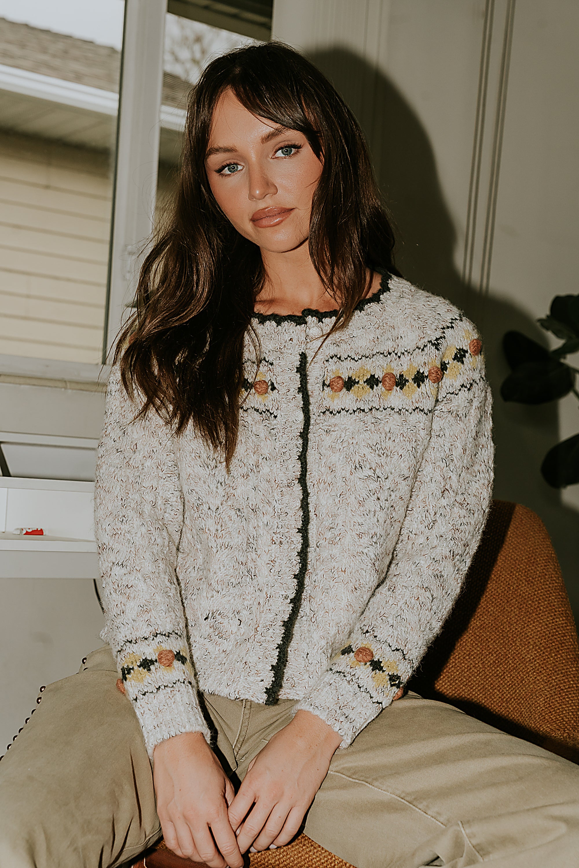 25AW美品 BOGEN ボーゲン FREERIDING SWEATER ニット KNIT - SALT