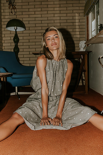 Jozie Polka Dot Midi Skirt - FINAL SALE