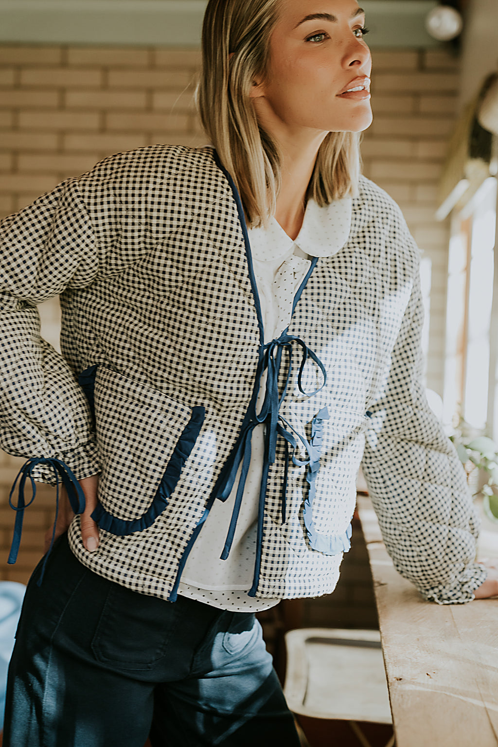 Andy Gingham Jacket - FINAL SALE