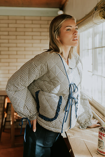 Andy Gingham Jacket - FINAL SALE