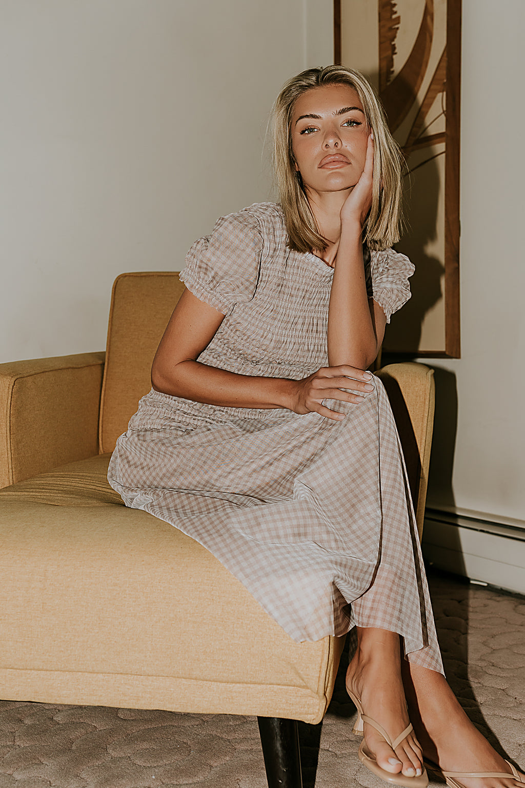 Daisy Gingham Maxi Dress - FINAL SALE