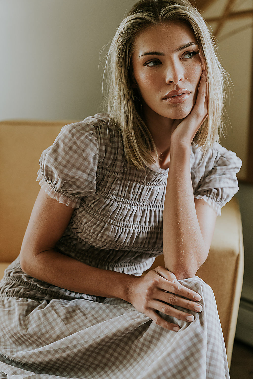 Daisy Gingham Maxi Dress - FINAL SALE