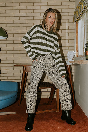 Charlie Corduroy Barrel Jeans