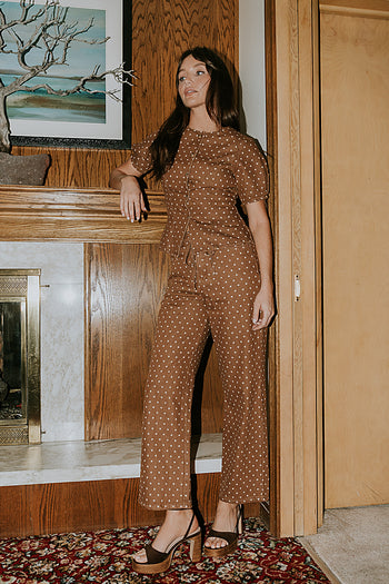 Tony Polka Dot Baggy Jeans