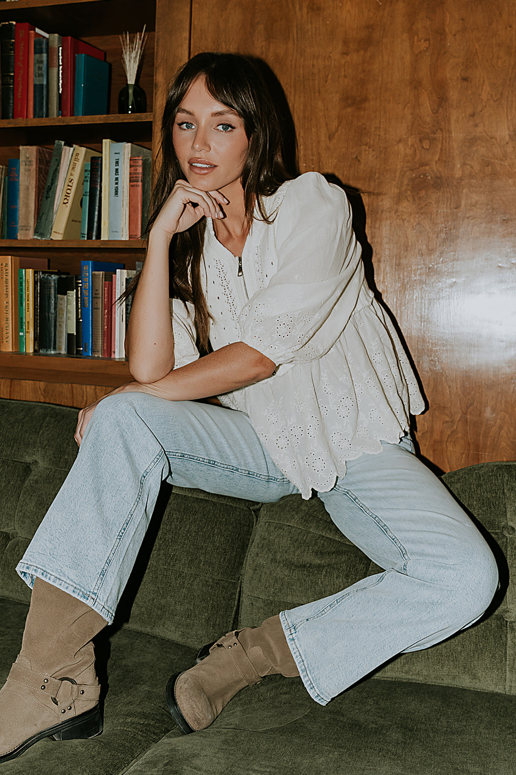 Corey Embroidered Sweater - FINAL SALE