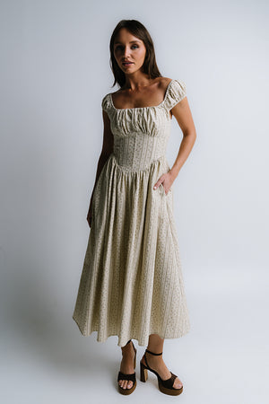 Oaklynn Corset Midi Dress - FINAL SALE Oaklynn Corset Midi Dress - FINAL SALE