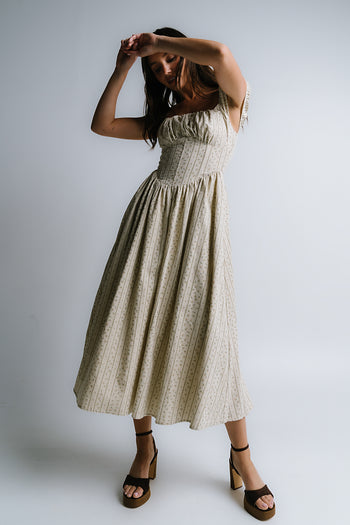 Oaklynn Corset Midi Dress - FINAL SALE