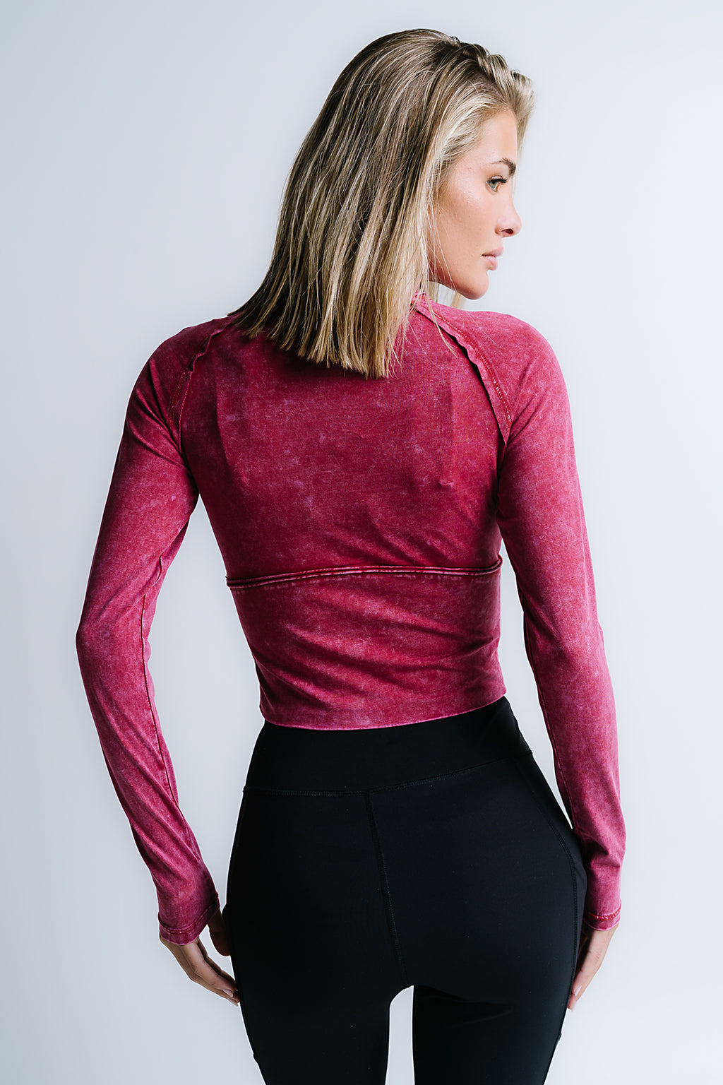 Louise Fitted Top in Red - FINAL SALE