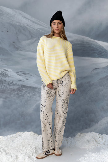 Jones Knit Sweater in Yellow - FINAL SALE