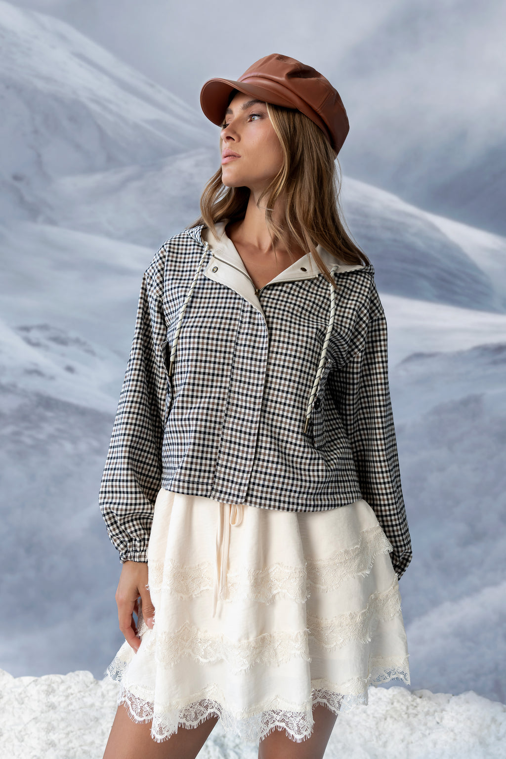 Ross Plaid Jacket in Olive