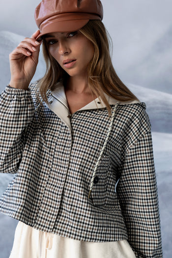 Ross Plaid Jacket in Olive