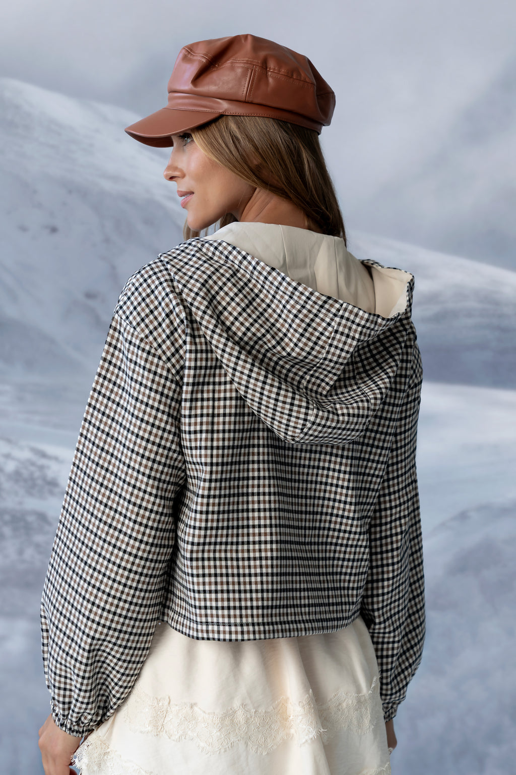 Ross Plaid Jacket in Olive