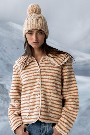 Manny Striped Sherpa Jacket - FINAL SALE
