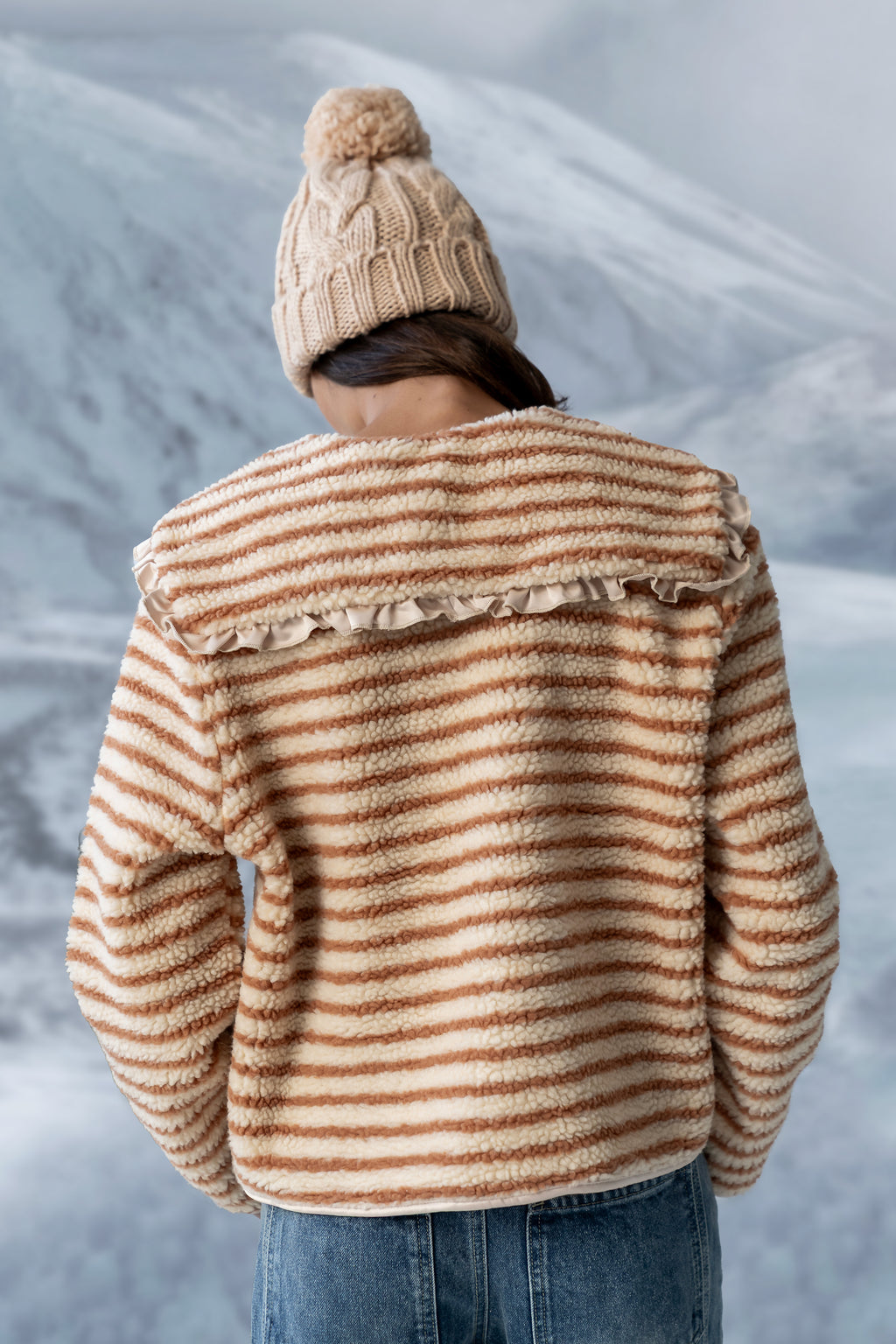 Manny Striped Sherpa Jacket - FINAL SALE