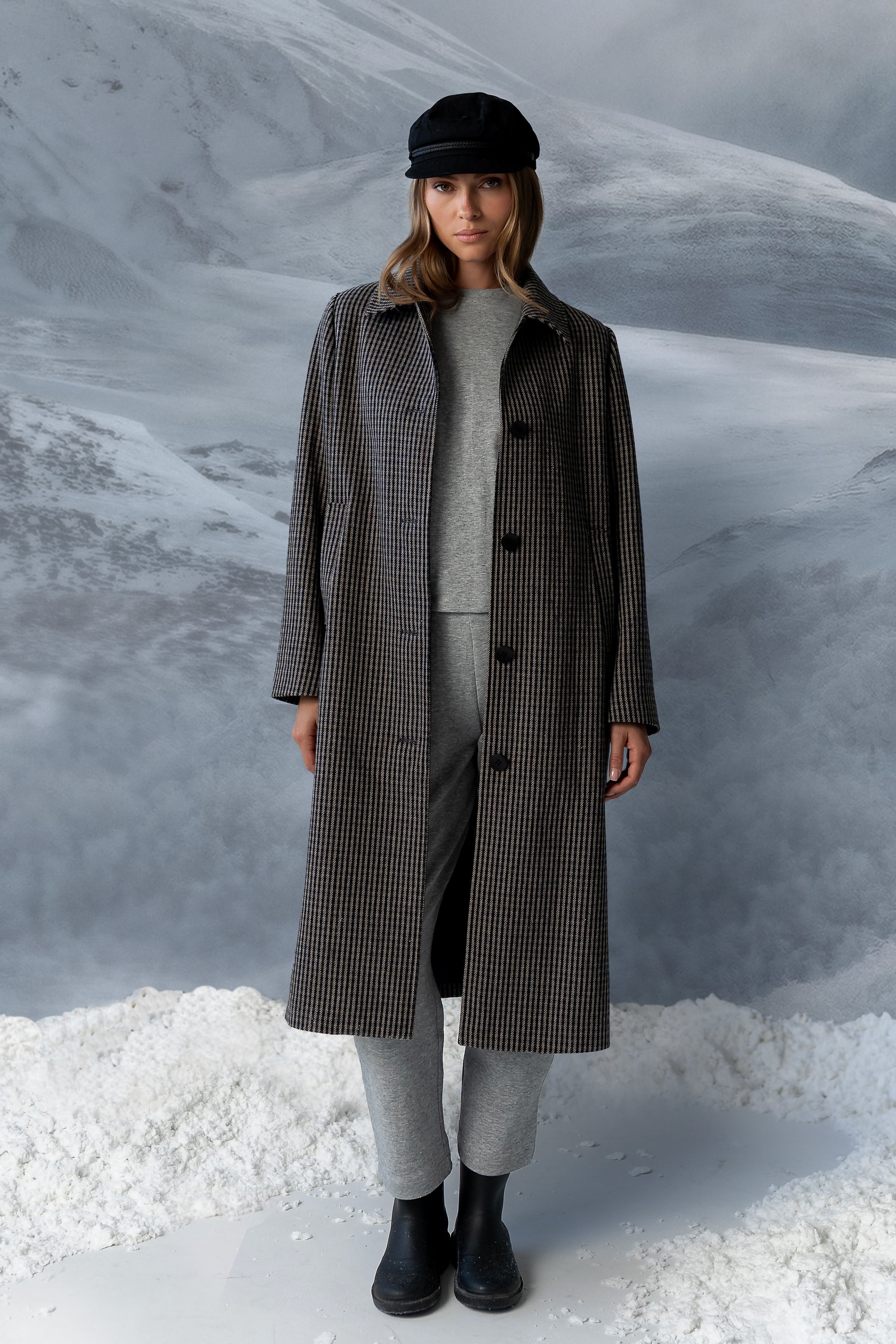 studio boheme paris frio coat 2022awアウター Marley Gingham Coat