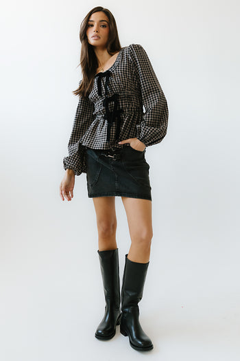 Laurel Denim Mini Skirt - FINAL SALE
