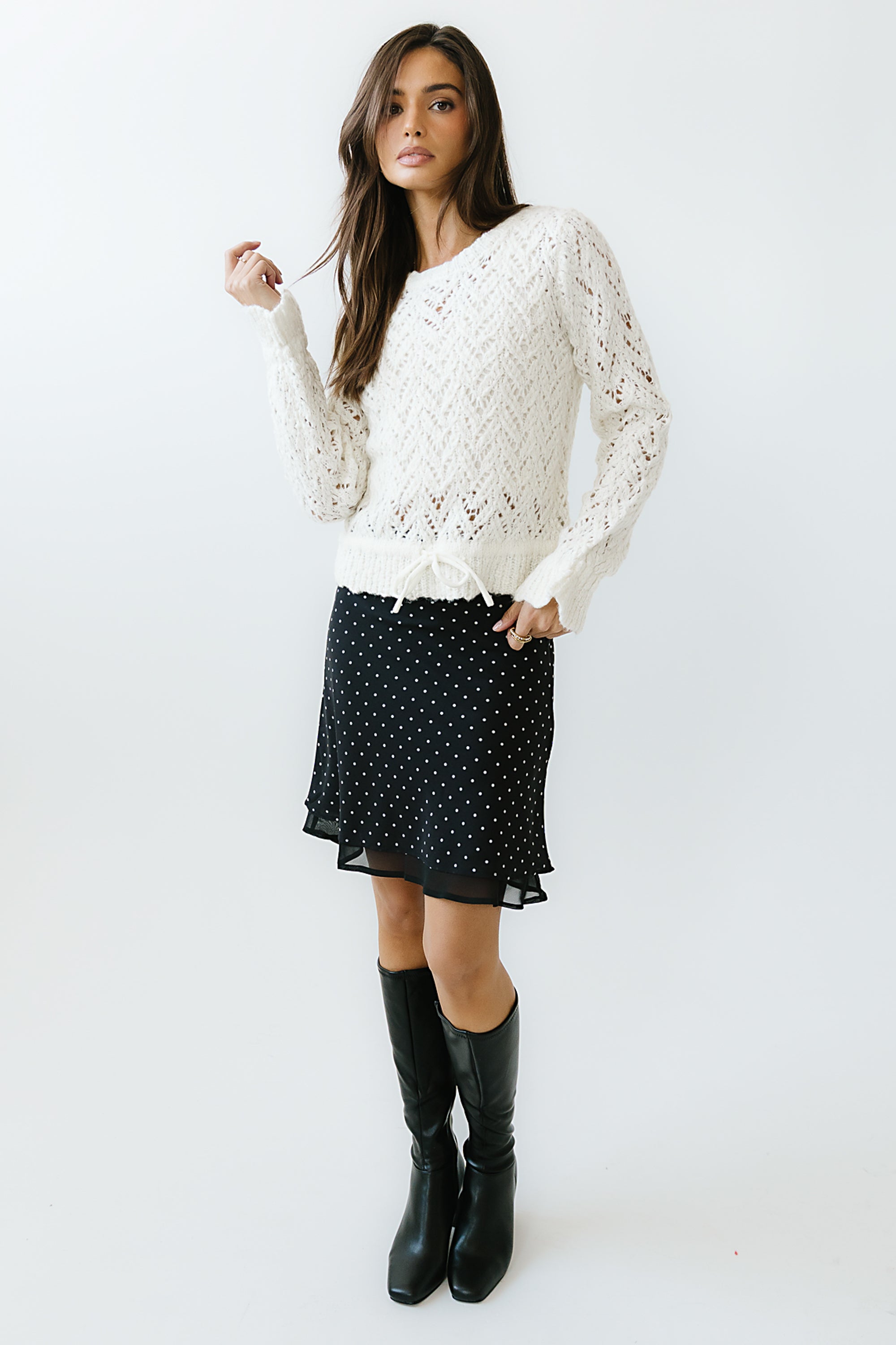 Joseph Knit Sweater in Ivory - FINAL SALE