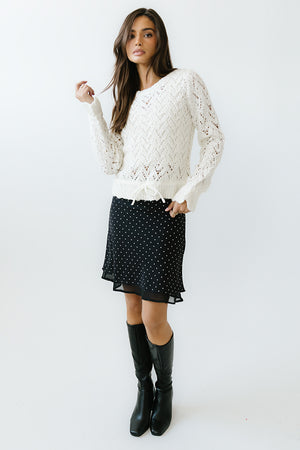 Joseph Knit Sweater in Ivory - FINAL SALE