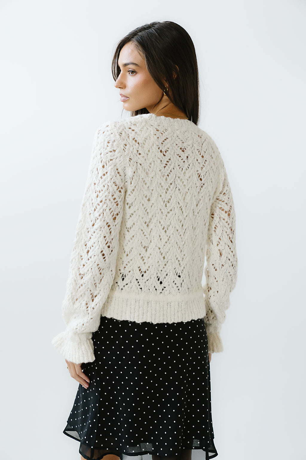 Joseph Knit Sweater in Ivory