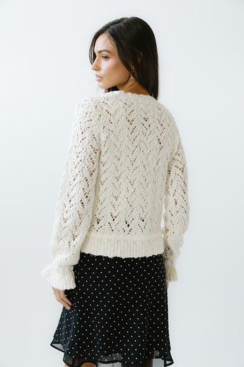 Joseph Knit Sweater in Ivory