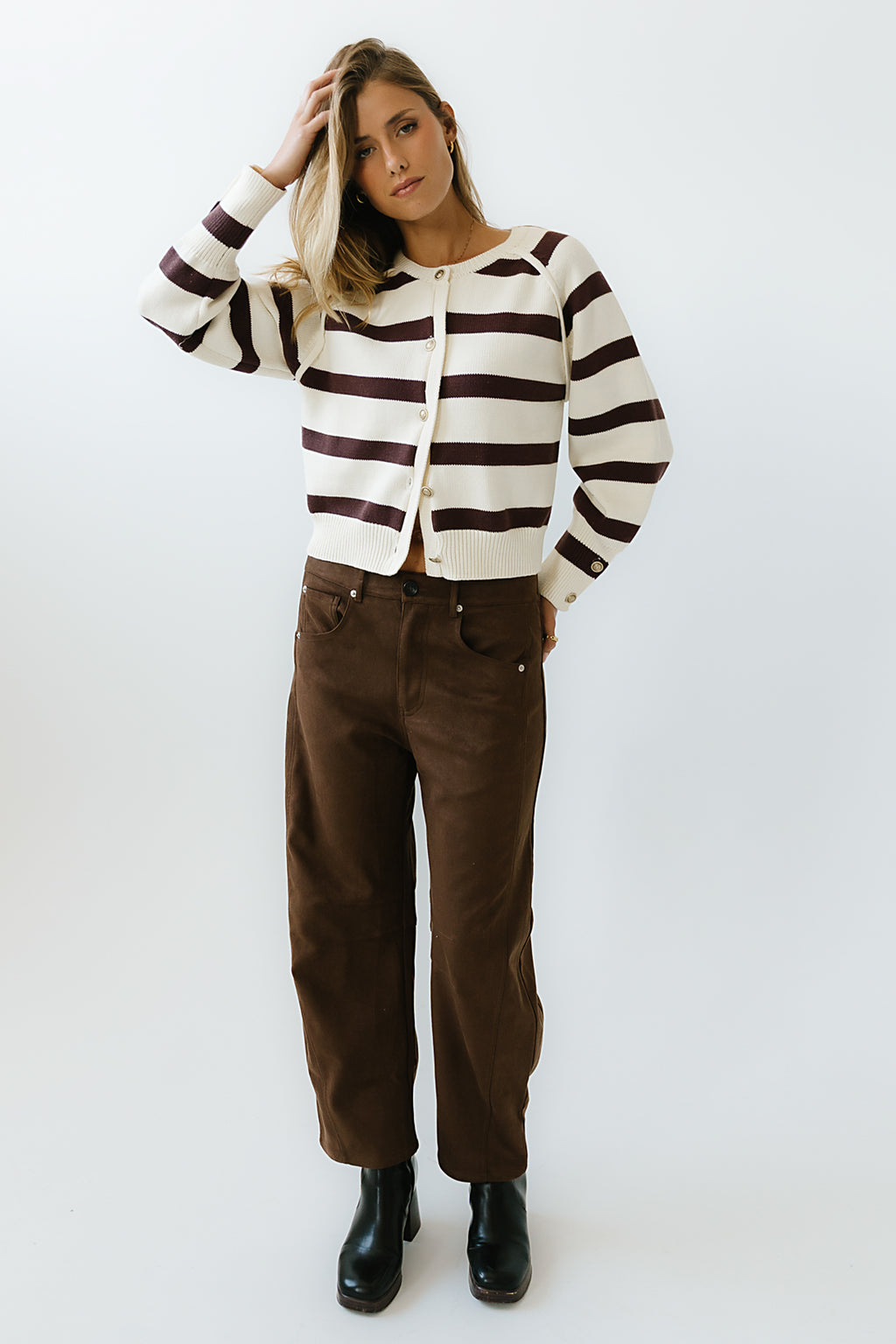 Nancie Striped Cardigan - FINAL SALE